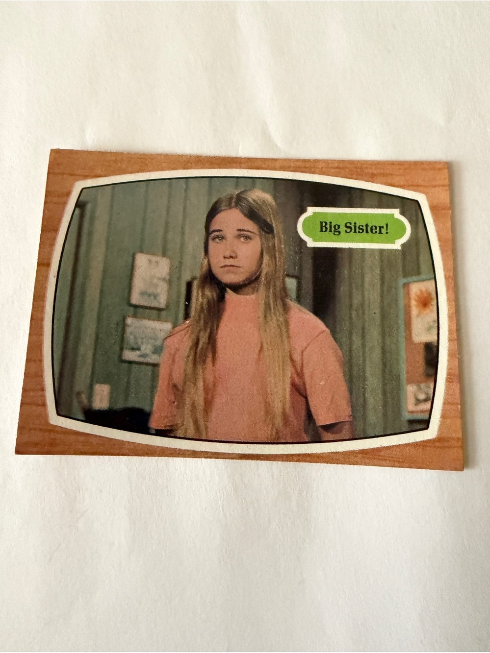 1969 Brady Bunch #59 Big Sister! Maureen McCormick as Marcia Brady Card